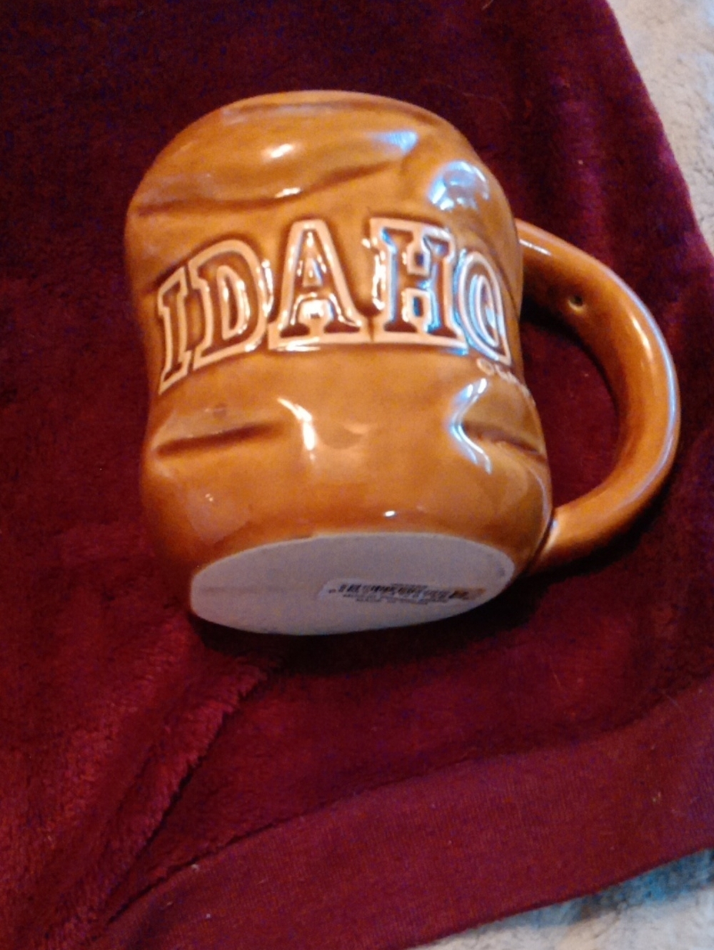 Idaho Ceramic Coffee Mug in Brown